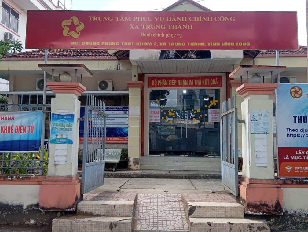 Xã Trung Thành triển khai thực hiện thủ tục hành chính không phụ thuộc vào địa giới hành chính trên địa bàn tỉnh Vĩnh Long