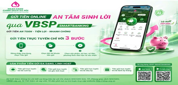 Tuyên truyền hội viên nông dân tham gia gửi tiền tiết kiệm qua VBSP SmartBanking